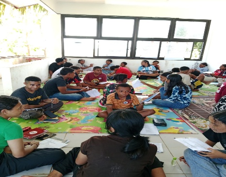 Sesi materi Camp Penginjilan